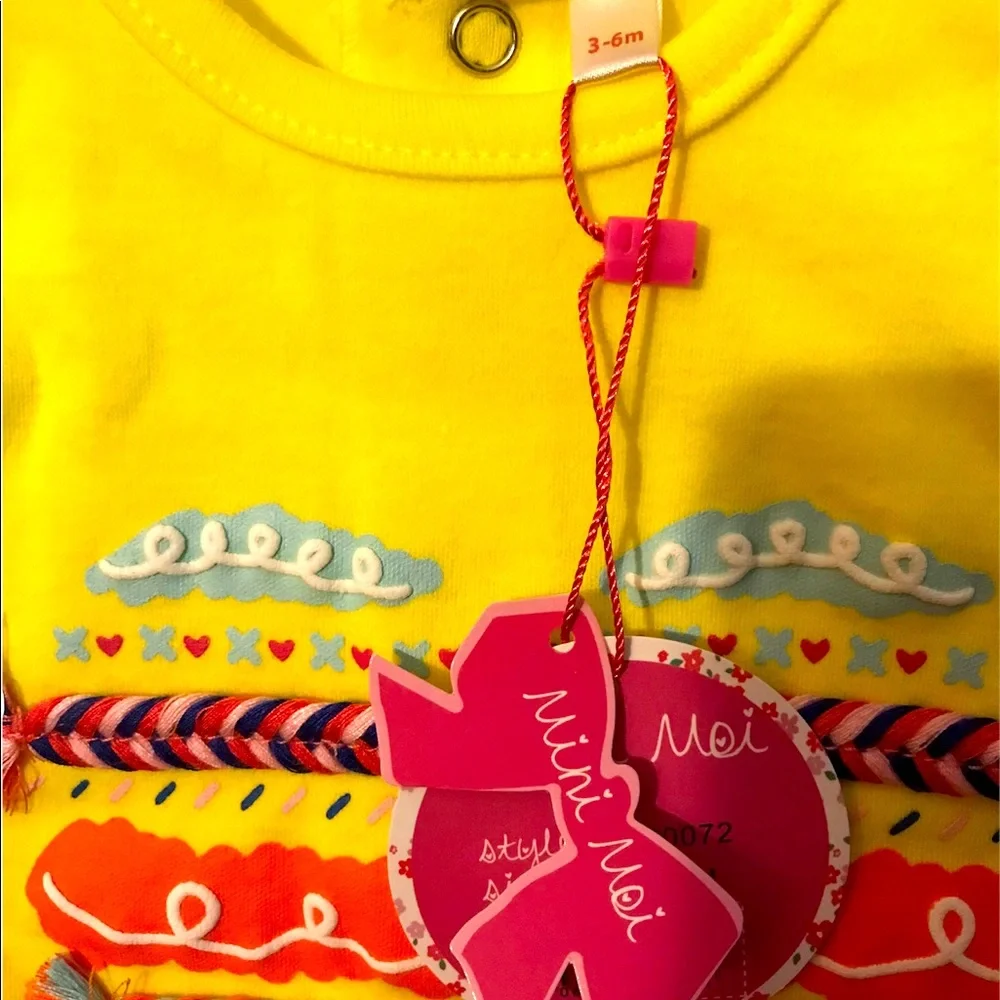 Mini Moi yellow shirt